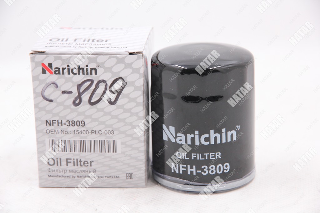 NARICHIN Фильтр масляный c809 NFH3809