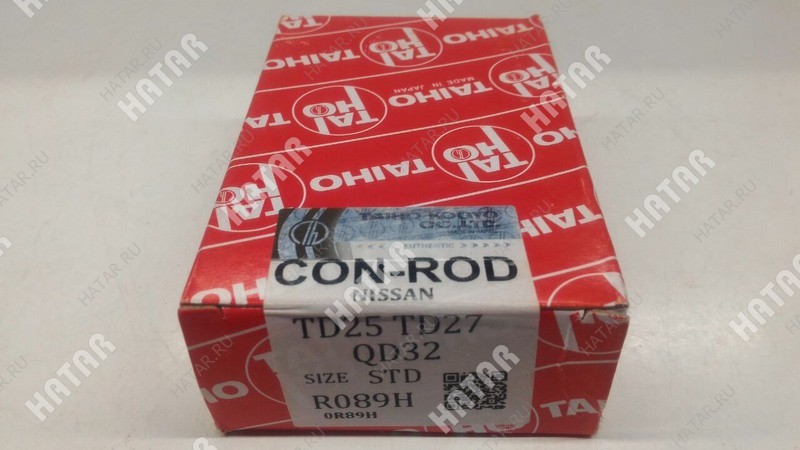 TAIHO Вкладыш шатунный компл. taiho r089h 0.25 8шт/упак R089H025