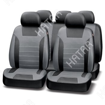 AUTOPREMIER Чехлы autopremier platinum vip, экокожа, 11 предм., черный/серый 1/5 PIV1440