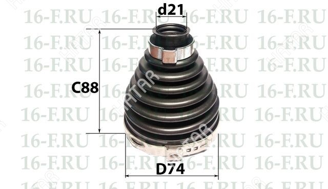 16F Пыльник привода 16f 44018-t5a-000 SS3025