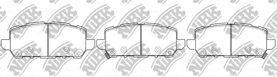 NIBK Колодки nibk PN8812