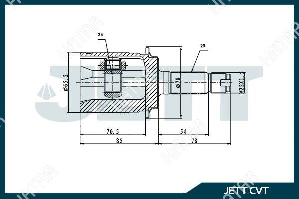 JETT Шрус внешний jett V413046