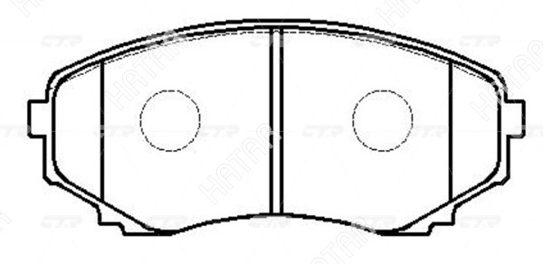 CTR Колодки ctr ckmz-10 GK0656