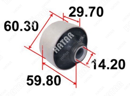 TENACITY Сайлентблок рычага резиновый большой tenacity 1343 AAMTO1109