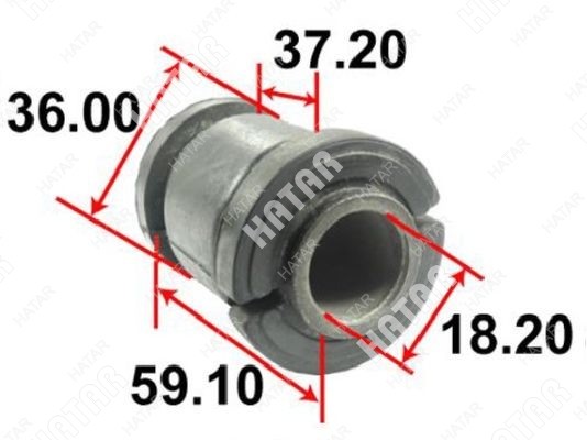 TENACITY Сайлентблок рычага резиновый AAMTO1032