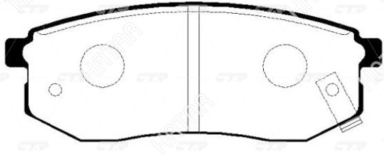 CTR Колодки ctr ckkh-11 GK0465