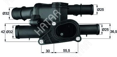 KNECHT-MAHLE Термостат mahle tm 1 105 TM1105