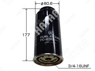 VIC Фильтр топливный vic FC235