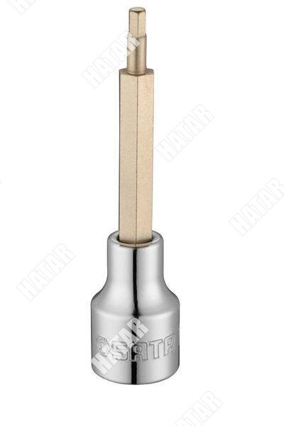 SATA торцевая головка sata 1/2dr с шестигранной вставкой 6мм l-100мм 25203