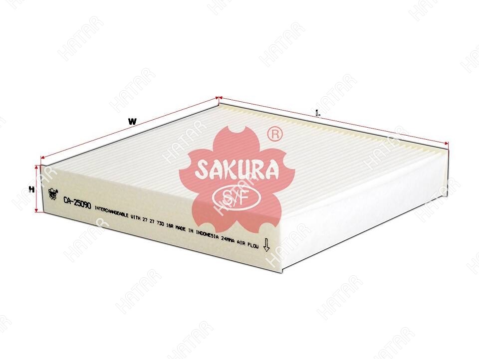 SAKURA Фильтр салона CA25090