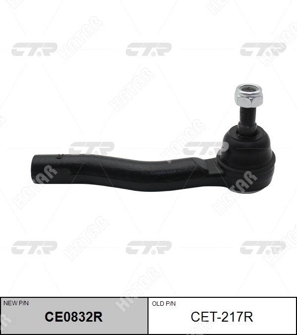 CTR Наконечник рулевой ctr ce0832r CET217R