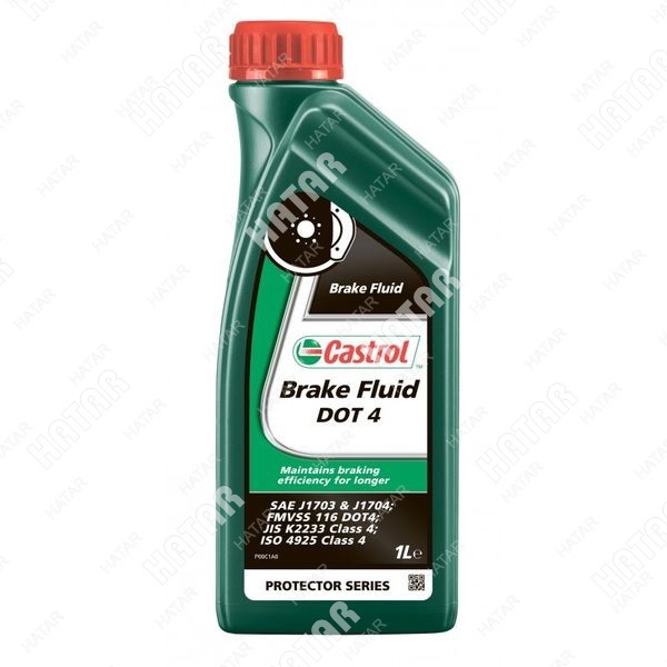 CASTROL Тормозная жидкость castrol brake fluid dot4 1l 15036B