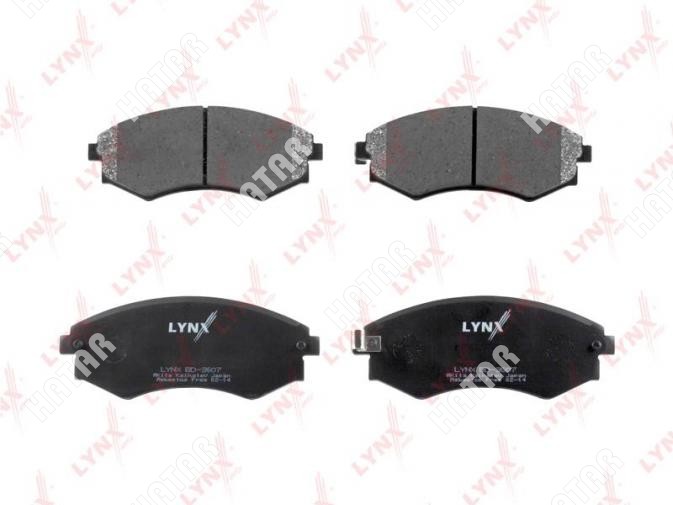 LYNXAUTO Колодки тормозные дисковые перед BD3607