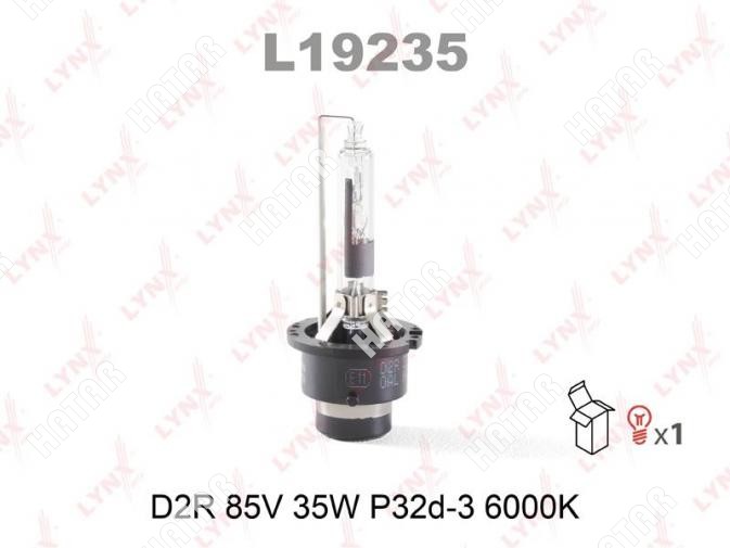 LYNXAUTO Лампа d2r 12v 35w p32d-3, 6000k L19235