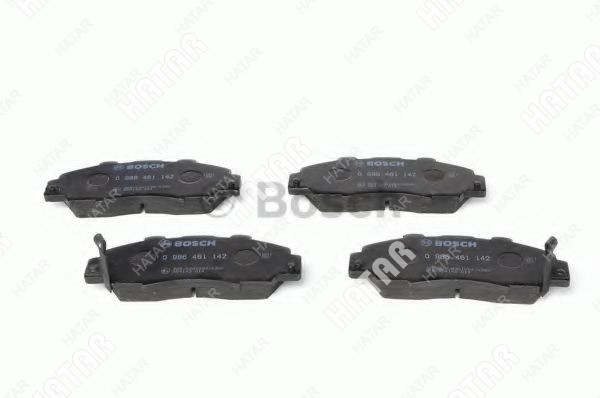 BOSCH Колодки тормозные дисковые 0986461142