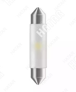 OSRAM Лампа 12v 0,5w sv8.5-8 standart c5w / холодный белый / 6000k 41mm 6441CW01B