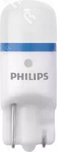 PHILIPS Лампа светодиодная t10 led 12799 8000k 12v x2 127998000KX2