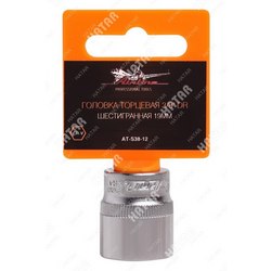 AIRLINE Головка торцевая 3/8 dr шестигранная 19мм