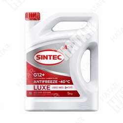 SINTEC Антифриз luxe g12+ карбоксилатный -40 5кг красный
