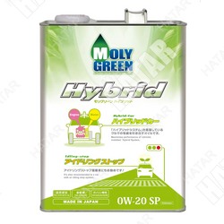 MOLY GREEN 0w-20 hybrid cинтетическое моторное масло sp 4л