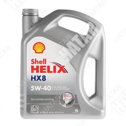 SHELL 5w40 helix hx8 synthetic масло моторное, синтетика,sp/a3/b4/sn/cf 4л