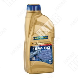 RAVENOL Mtf-2 75w80 трансмиссионное масло синтетика gl-4/mt-1 1л