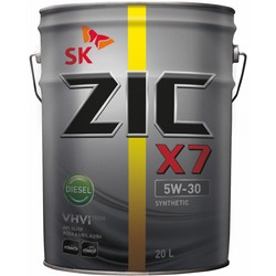 ZIC X7 diesel 5w-30 моторное масло синтетика cf/sl acea a3/b3, a3/b4 20л