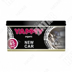 KOLIBRIYA Ароматизатор с войлочн. наполнителем yammy , баночка new car 42г