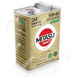 MITASU 5w40 moly-trimer моторное масло синтетика бензин sm/gf-4 4л