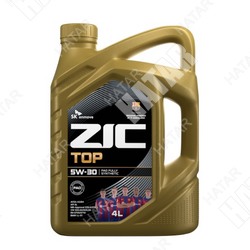 ZIC Top 5w30 моторное масло синтетика sl/cf, a3/b4 4л