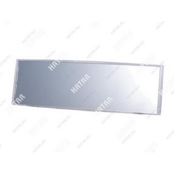 CARMATE Зеркало заднего вида convex mirror, сферическое, 240 мм, светло-серое