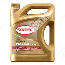 SINTEC 5w40 premium 9000 масло моторное, синтетика a3/b4, sn/cf 4л