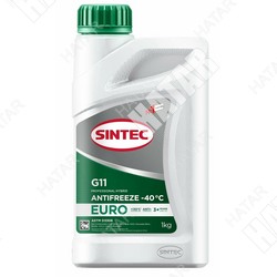 SINTEC Антифриз euro g11 силикатный -40 1кг зеленый