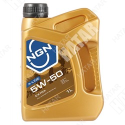 NGN 5w-50 extra a-line масло моторное синтетическое sn/cf, a3/b4 1л