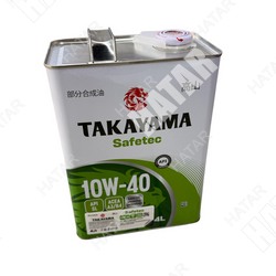 TAKAYAMA 10w40 safetec масло моторное sl a3/b4 полусинтетика 4л