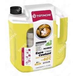 TOTACHI Extended life coolant -40°c антифриз желтый карбоксилатный 2л