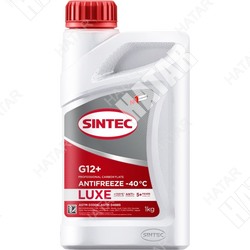 SINTEC Антифриз luxe g12+ карбоксилатный -40 1кг красный