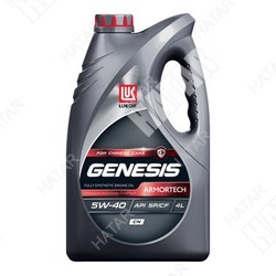 ЛУКОЙЛ 5w40 genesis armortech cn масло моторное,синтетика, sp/cf 4л