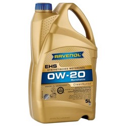 RAVENOL 0w20 ehs моторное масло синтетика sp/sn+rc gf-6 5л