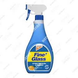 KANGAROO Очиститель стекол ароматизированный fine glass апельсин 500мл с салфеткой