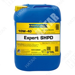 RAVENOL 10w40 expert shpd моторное масло полусинтетика ci-4/sl e4/e7 10л