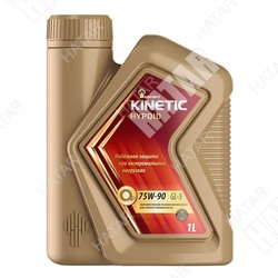 РОСНЕФТЬ 75w90 kinetic hipoid трансмиссионное масло, 1л полусинтетика gl-5