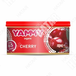 KOLIBRIYA Ароматизатор с растит. наполнителем yammy, органик, баночка cherry 42гр