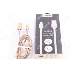 MUJU Кабель зарядный micro-usb 1000mm золотистый 1шт