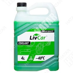 LIVCAR -40 всесезонный антифриз зеленый 4л