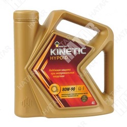РОСНЕФТЬ 80w90 kinetic hypoid трансмиссионное масло, 4л минералка gl-5