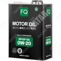 FQ 0w20 fully synthetic моторное масло sp/gf-6a 4л