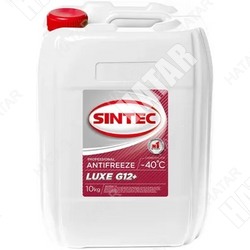 SINTEC Антифриз luxe g12+ карбоксилатный -40 10кг красный
