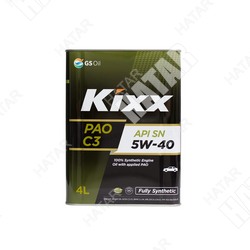 KIXX 5w40 pao 1 масло моторное синтетика, c3, sn, 4л