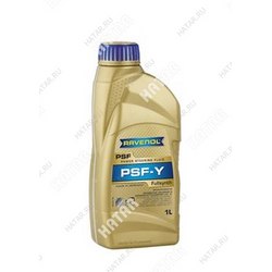 RAVENOL Psf-y fluid жидкость гидравлическая для гидроусилителя руля желтая синтетика 1л